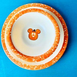 CLASSIC MICKEY MOUSE BOWL & PLATE  ( SMALL ) SET